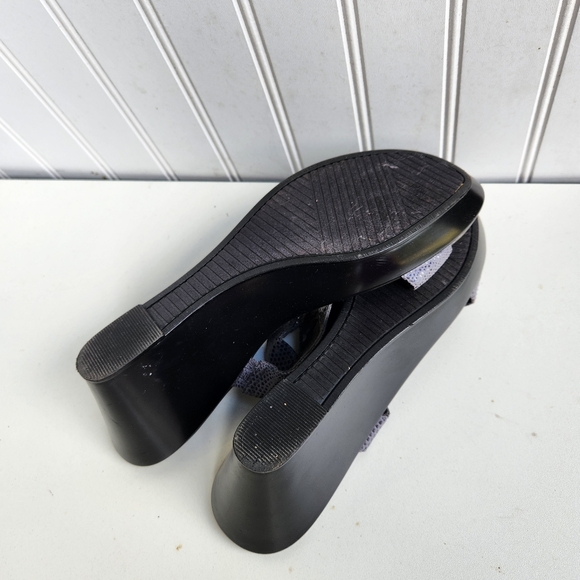 VIONIC Black Suede Leather Peep Toe Comfort Ankle Booties Boots Size 9.5 - Picture 2 of 11